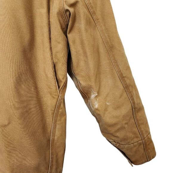 Walls Blizzard Prof Vtg Duck Brown corduroy collar chore work canvas coat XL - Picture 8 of 14